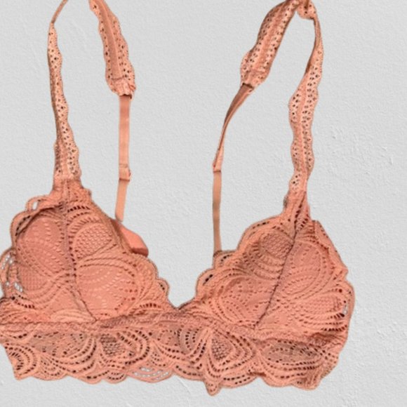 Coral All Lace Bralette - Picture 3 of 11